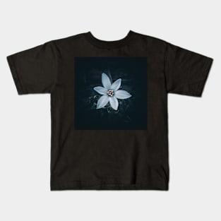 Flower In Darkness Kids T-Shirt